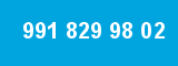 991 829 98 02 991 829 98 02